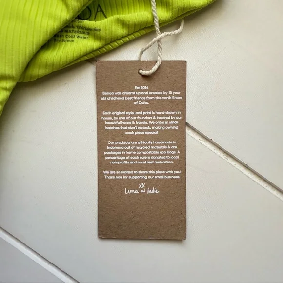 Benoa Bikini Set Starfruit Petite - Picture 6 of 6